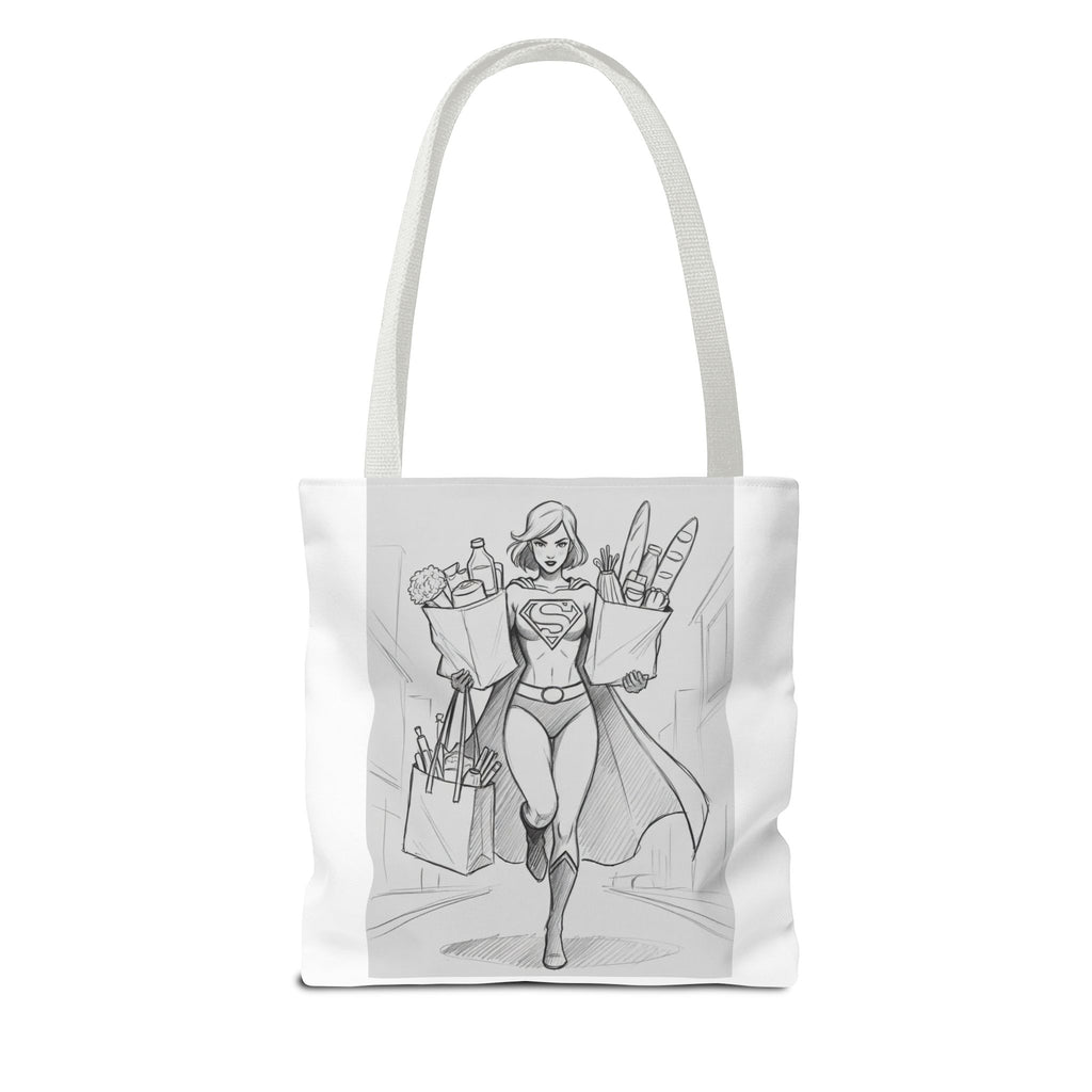 Single Mom Vibes Tote Bag —Supermom Grocery Tote