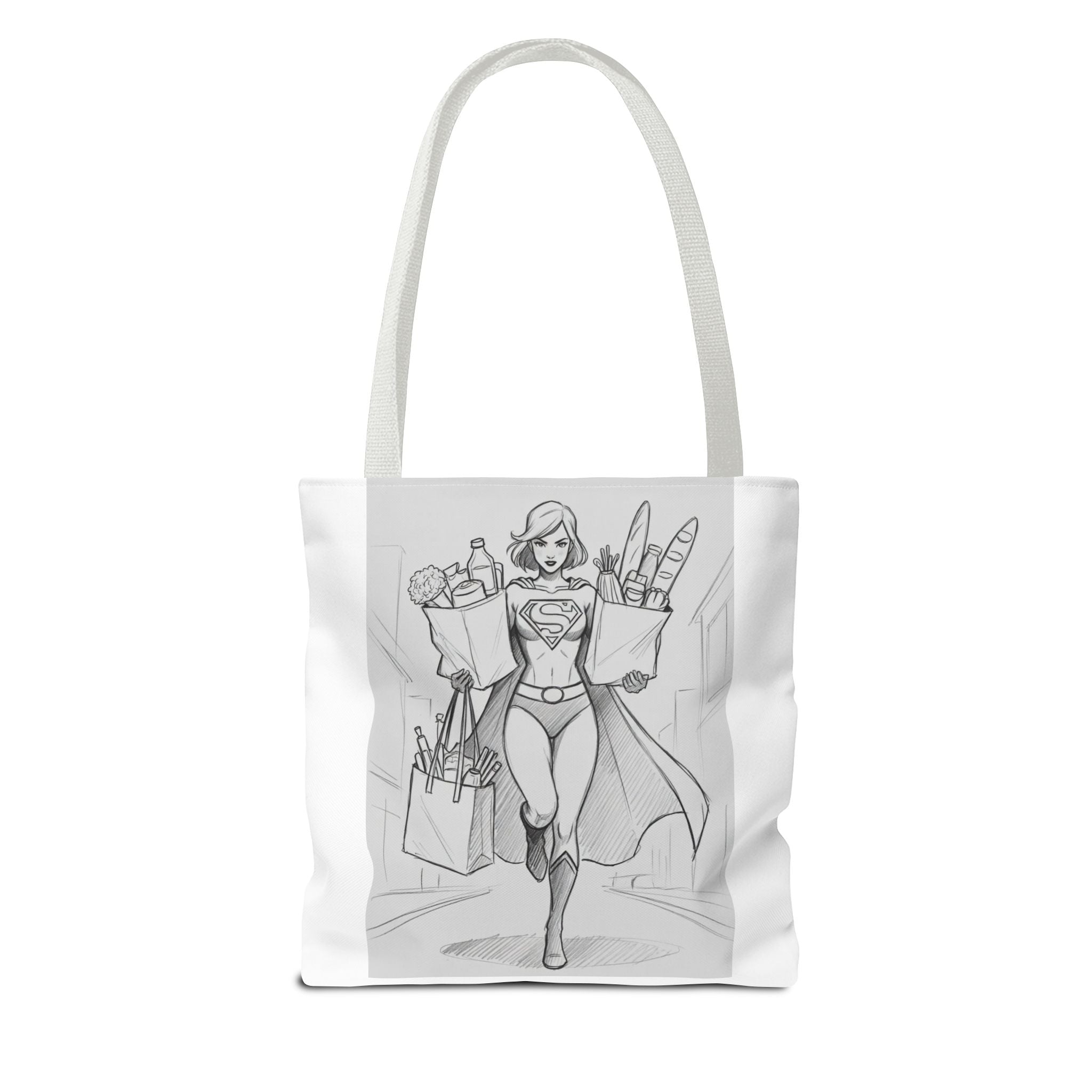 Single Mom Vibes Tote Bag —Supermom Grocery Tote