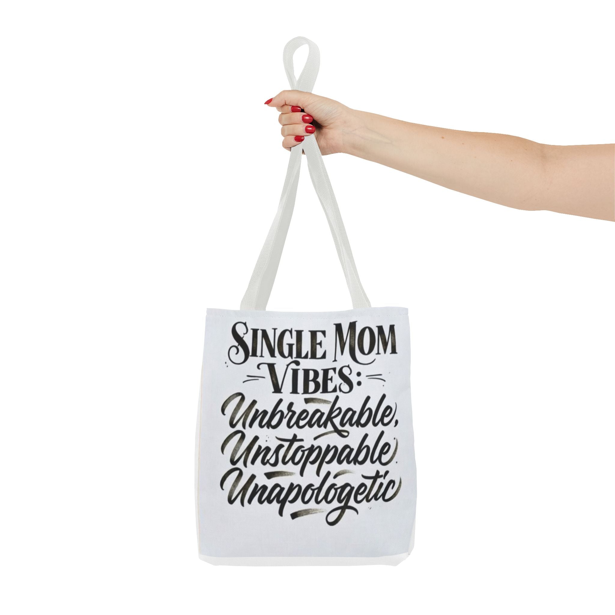 Single Mom Vibes Tote Bag —Supermom Grocery Tote
