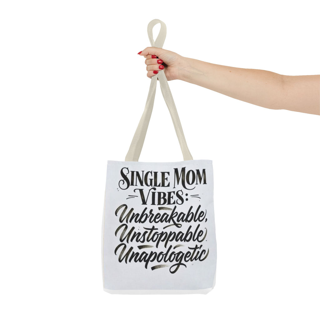 Single Mom Vibes Tote Bag —Supermom Grocery Tote
